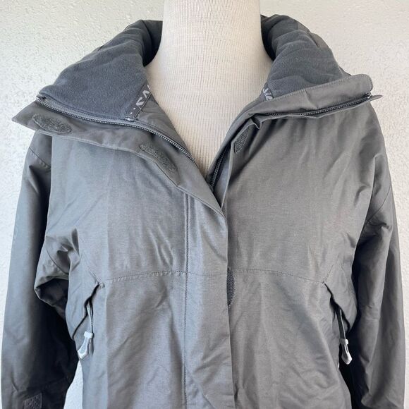 Salomon Gray Ski Jacket Size M EUC - Picture 2 of 12